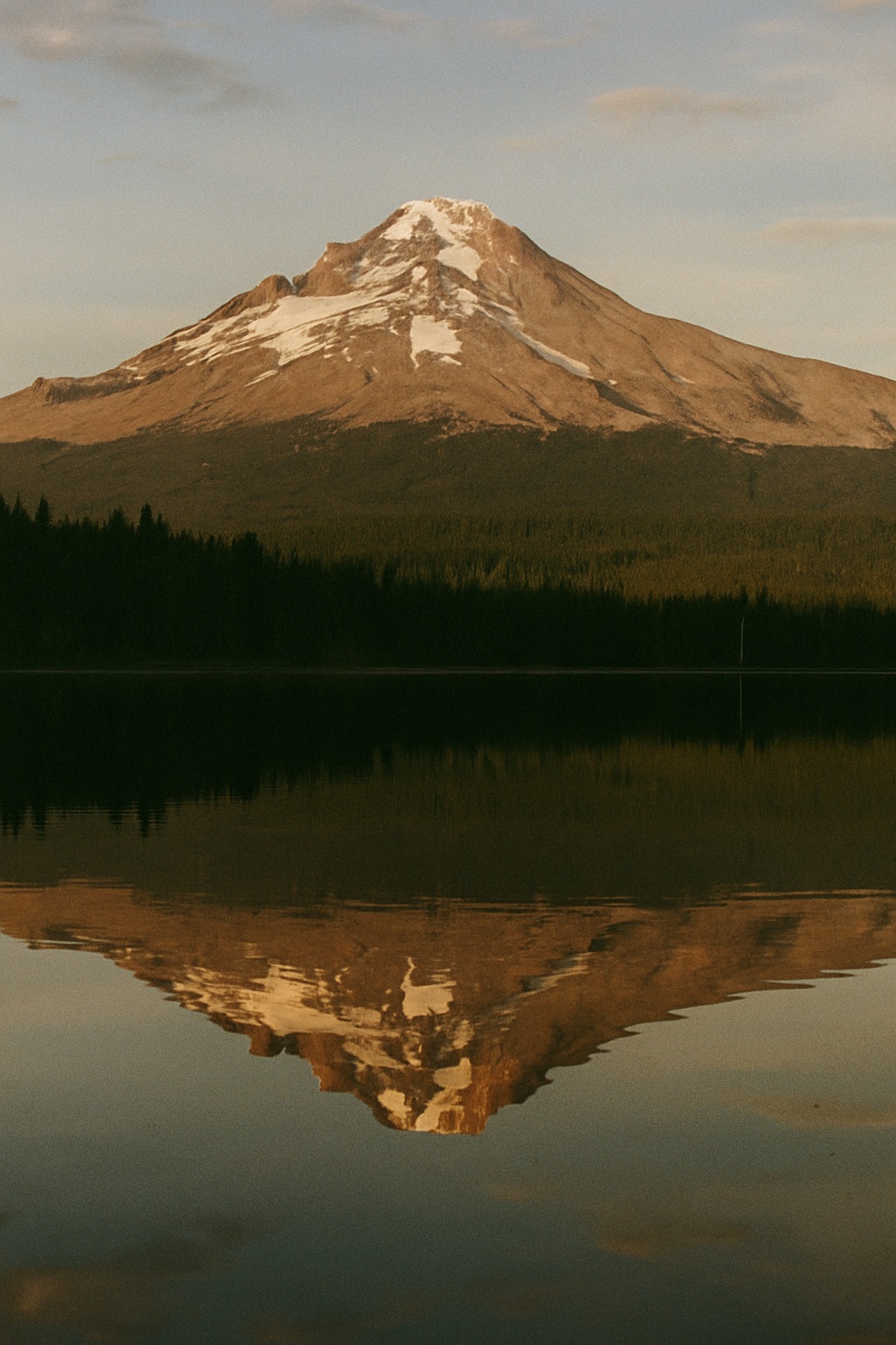 mountain reflection